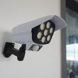 Lampa cu panou solar, 77 LED-uri, camera falsa, senzor de miscare, cu telecomanda, JD-2178T