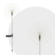 Lampa solara gradina cu senzor lumina,90 micro LEDuri, alb cald, 84cm, Garden of Eden 11724