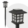 Lampa solara de gradina cu senzor lumina, 1 LED, imitatie flacara, Garden Of Eden 11403B