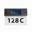 Numar casa inox, iluminare LED, solara, Garden Of Eden 11446C