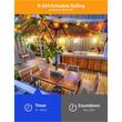 Ghirlanda luminoasa solara, 15 becuri LED, 7.5m, aplicatie bluetooth, G40 11743 Garden of Eden