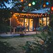 Ghirlanda luminoasa solara, 84 LED-uri si 15 becuri RGB, 14m, aplicatie bluetooth, S14 11748 Garden of Eden
