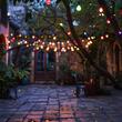 Ghirlanda luminoasa solara, 84 LED-uri si 15 becuri RGB, 14m, aplicatie bluetooth, S14 11748 Garden of Eden