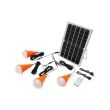 Panou solar 10W cu acumulator, 4becuri 12v, telecomanda, BK69216 Breckner Germany