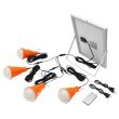 Panou solar 10W cu acumulator, 4becuri 12v, telecomanda, BK69216 Breckner Germany