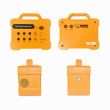 Panou solar 10W Diplomat, baterie 12V 7Ah, radio, 2 becuri 12V, 6 prize 12V, 2USB, BK87440