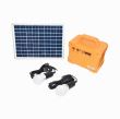 Panou solar 10W Diplomat, baterie 12V 7Ah, radio, 2 becuri 12V, 6 prize 12V, 2USB, BK87440