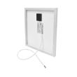 Panou solar 20W cu regulator de incarcare 12-24V, cablu 2m BK87428 Breckner