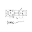Balama cu arc pentru oblon sau usa remorca ZW-03.115A SPP