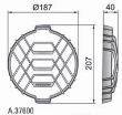 Grilaj pentru proiector fi183 HO2 37600 Wesem
