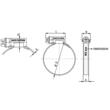 Colier 110-130, 9mm, inox, Asfa-L W2B Mikalor 03016655