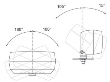 Lampa mers inapoi 1 surub, 140x75 LA1.02104 Wesem 