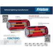 Lampa spate 302x130, LED, 7 functii cu iluminare numar, stanga, FT-600 L T Led DI Fristom