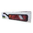 Lampa stop 450x138, 24V, LED, 6 functii, ceata, mers inapoi, cu triunghi si lampa gabarit, drepata, FT-700-146P Fristom