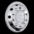 Capac roata 22,5inch, fata, din otel inoxidabil, bombat, pentru autobuz, tir, sistem montare cu suruburi antifurt, 524F A2A