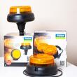 Girofar 12/36V h 78, fi165, 24  LED-uri, 6W, 3 suruburi FT-101 3S RO LED Fristom