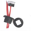 Lampa gabarit fi28, cu LED, incastrabila (fi19.6), rosie FT-074C Fristom