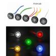 Lampa gabarit fi28, cu LED, incastrabila (fi19.6), rosie FT-074C Fristom