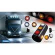 Lampa gabarit fi28, cu LED, incastrabila (fi19.6), rosie FT-074C Fristom