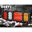 Lampa stop 450x139, 6 functii, cu ceata si mers inapoi, cu mufa 7pini, 24V, stanga, Heavy Duty LZD2856