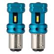 Set 2 becuri stop frana, LED CSP, 12-24V, 1157 BAY15D P21/5W, cu lupa, Canbus, alb, 04253 Amio
