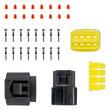 Set mufa conector cu 8 pini, set mama-tata, Econoseal Japan, impermeabila, AMIO 04350