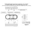 Lampa stop, 205x80, 4 functii (+nr),12-24V, cablu 2m, stanga, cl.HOR76, LZD2003 Horpol