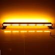 Girofar transversal 94x8cm, 14 mod COB,(6x2+2lat), 12-24V galben, Slim, 316-6s COB, H.L.