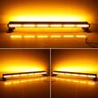 Girofar transversal 94x8cm, 14 mod COB,(6x2+2lat), 12-24V galben, Slim, 316-6s COB, H.L.