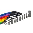 Set 9 chei imbus Hexagonale, 1.5-10mm, multicolor, Amio 04787