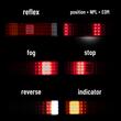 Lampa spate 473x130, 6 functii, ceata, mers inapoi, gabarit lateral, mufa 7 pini, dreapta, L1864 TruckLed
