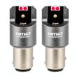 Set 2 becuri stop frana, 4 LED, 12-24V, BAY15D P21-5W, Canbus  Amio 03586