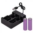 Lanterna tactica LED, 10w, 300lm, 2 acumulatori si incarcator 5v, 1200mAh, aluminiu, zoom, 6 functii, 20cm,  XML T6, LA0202