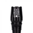 Lanterna tactica LED, 10w, 300lm, 2 acumulatori si incarcator 5v, 1200mAh, aluminiu, zoom, 6 functii, 20cm,  XML T6, LA0202
