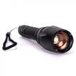 Lanterna tactica LED, 10w, 300lm, 2 acumulatori si incarcator 5v, 1200mAh, aluminiu, zoom, 6 functii, 20cm,  XML T6, LA0202
