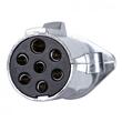 Fisa remorca 7 pini, 24V, metal, tip N WGN004/k Hico