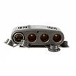 Stecher 4 prize, una pentru bricheta, 12V, 20A, Heavy Duty, cu capace si cablu 120cm gros, Carmotion 58606