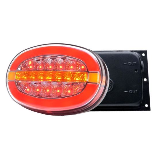 Lampa spate 136x91, LED Neon, cu suport, modul eroare W205 1427 L/P O24 Was