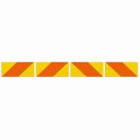 Autocolant reflectorizant vehicul scurt(in dungi) 285x130mm, set4b, TAB0012