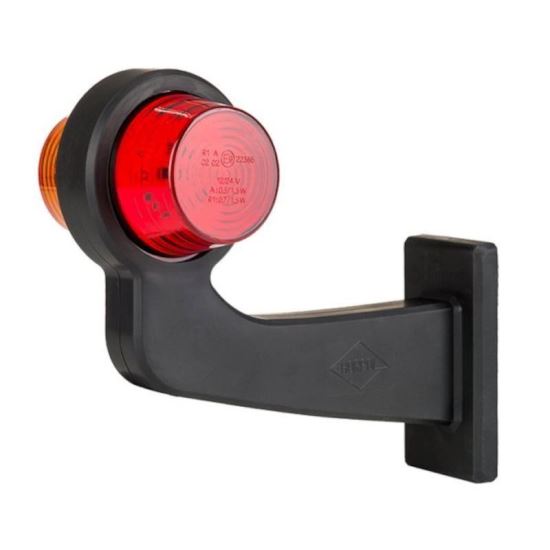 Lampa gabarit brat 192mm, cotit la 90°, LED, Old School, stanga LD 2620 Horpol