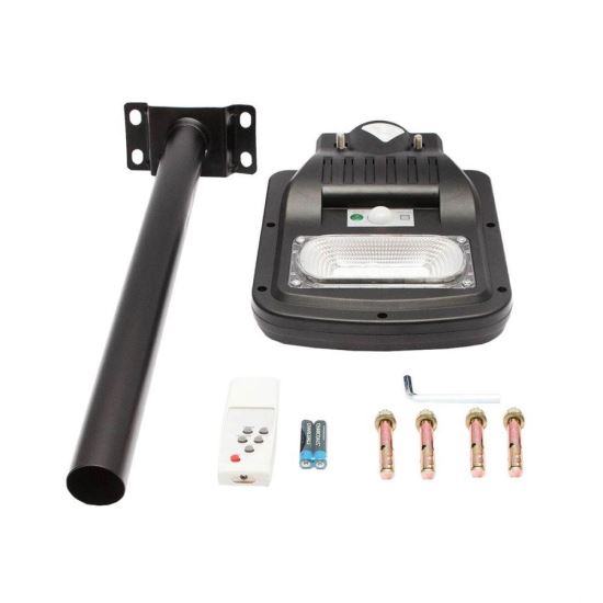 Lampa solara cu proiector LED si telecomanda, 50W, 6500K, IP65 BK69245