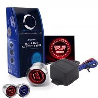 Buton pornire cu LED, kit cablaj cu modul, 12V ES02