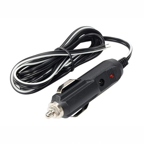Stecher bricheta (mufa) 12-24V, cu cablu electric 1.2m, 63221 Carmotion