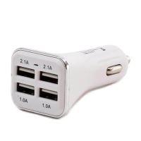 Incarcator auto 4xUSB 12V/24V, 2x1A+2x2.1A QUATRO Carco 42613