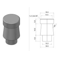 Bolt anterior conic pentru suport cutit cositoare rotativa Polonez TIP 1