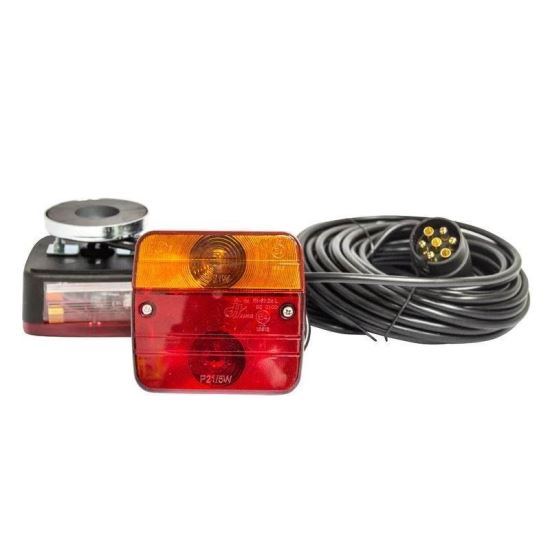 Kit lampi remorca 100x90, cablu 7.5m, cu magnet TT.12003A