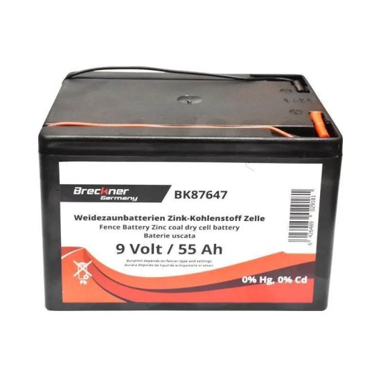 Baterie uscata 9V 55Ah pentru gard electric BK87647