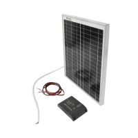 Panou solar 20W cu regulator de incarcare 12-24V, cablu 2m BK87428 Breckner