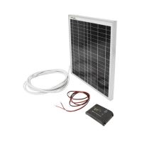 Panou solar 20W cu regulator de incarcare 12-24V si cablu 5M BK87426 Breckner