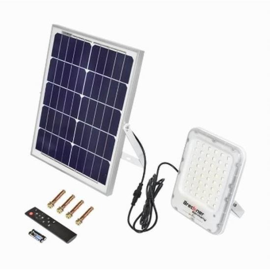 Sistem iluminat tip panou solar, 25W cu reflector, LED, 150W, cu acumulator si telecomanda BK87439